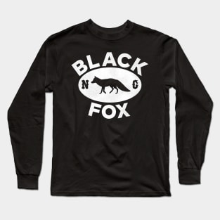 Defunct New Glasgow Black Foxes Hockey Team Long Sleeve T-Shirt